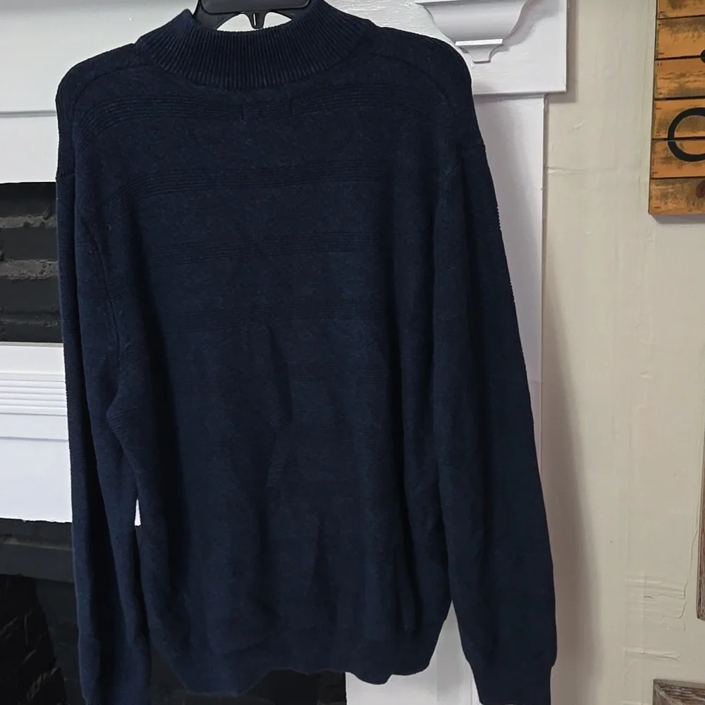 Chaps Navy Sweater - Picture 10 of 10